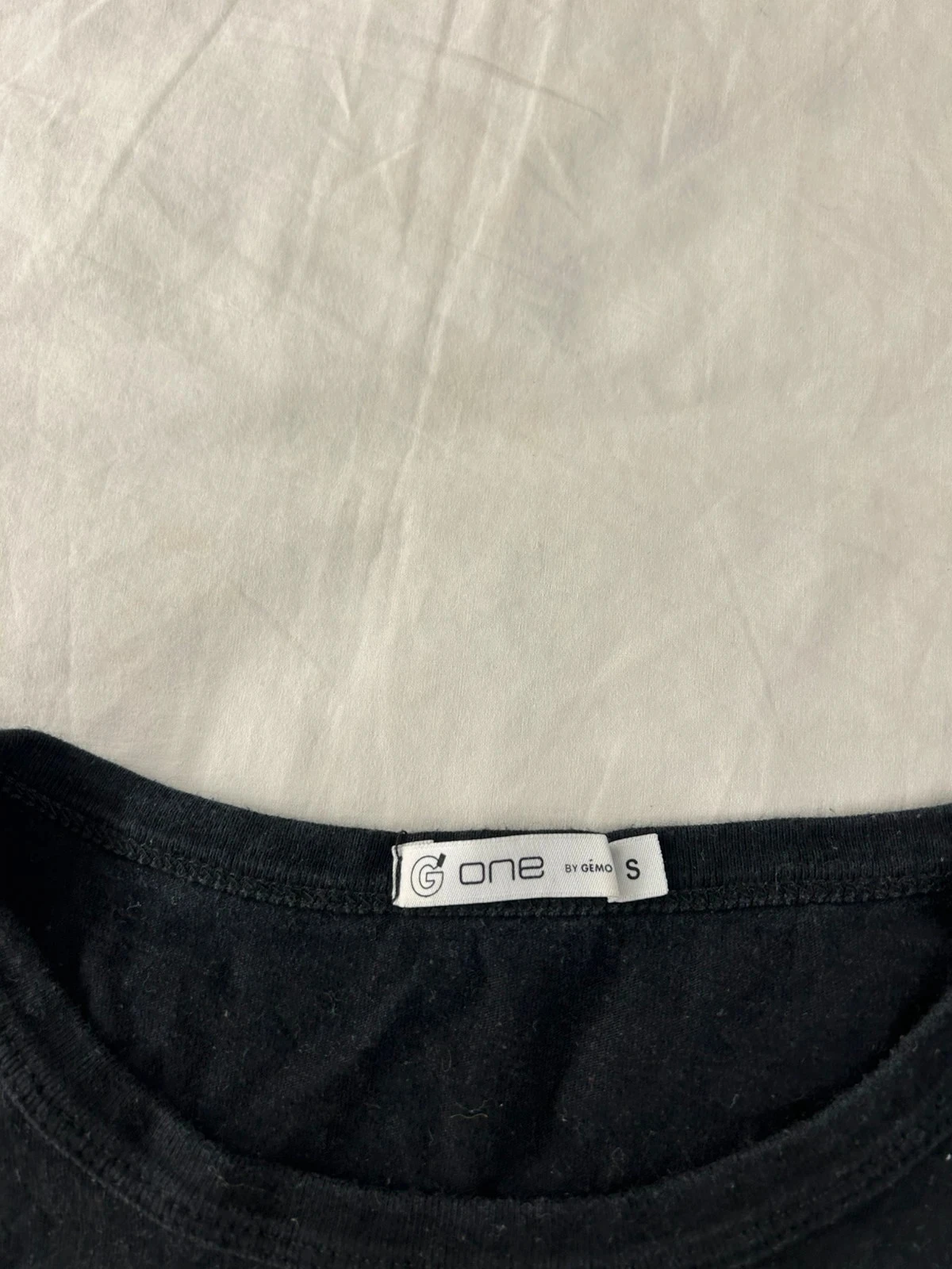 T-shirt preto com estampa yourself Gémo tamanho S – photo 4